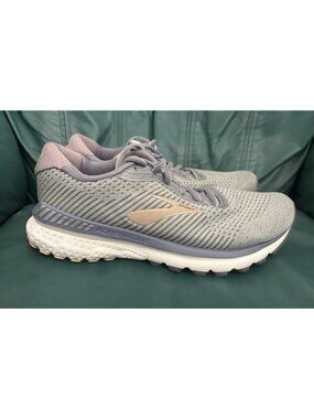 Brooks Women Adrenaline GTS 20 Grey/Pale Peach/White 1202961B073 US Size 8 B